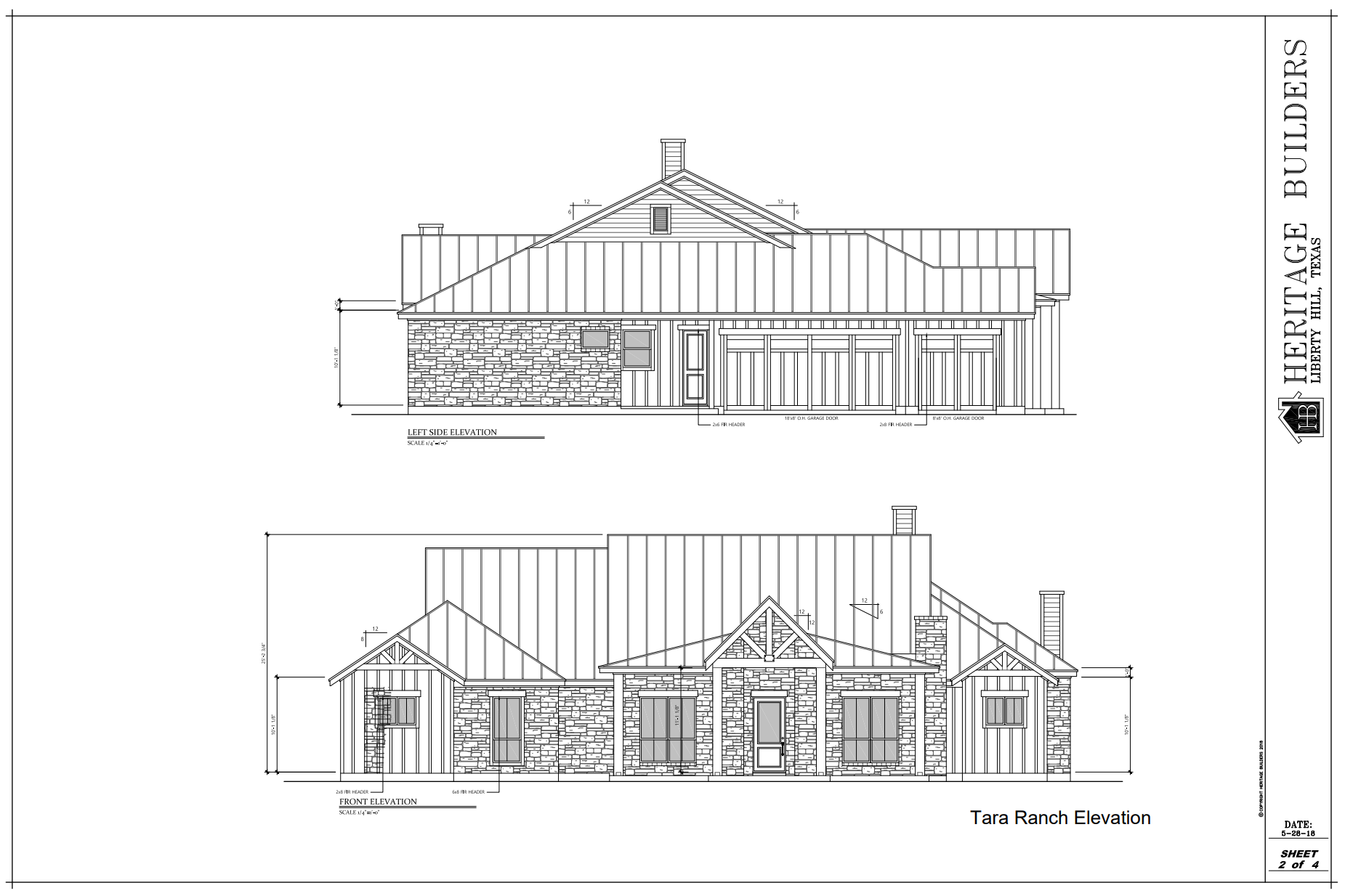 Tara with Detached Casita and Ranch Elevation 2